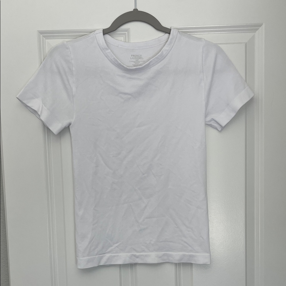French Laundry White Short Sleeve Tee